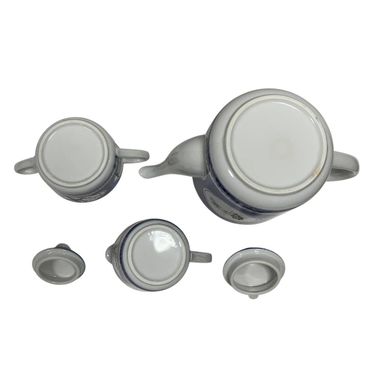 ◆中古品/保管品◆ のらくろ ティーセット ティーポット クリーマー シュガーポット 陶器 茶器 3点セット アンティーク 本体のみ kyV17641N_画像6