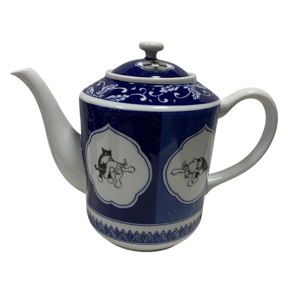 ◆中古品/保管品◆ のらくろ ティーセット ティーポット クリーマー シュガーポット 陶器 茶器 3点セット アンティーク 本体のみ kyV17641N_画像9