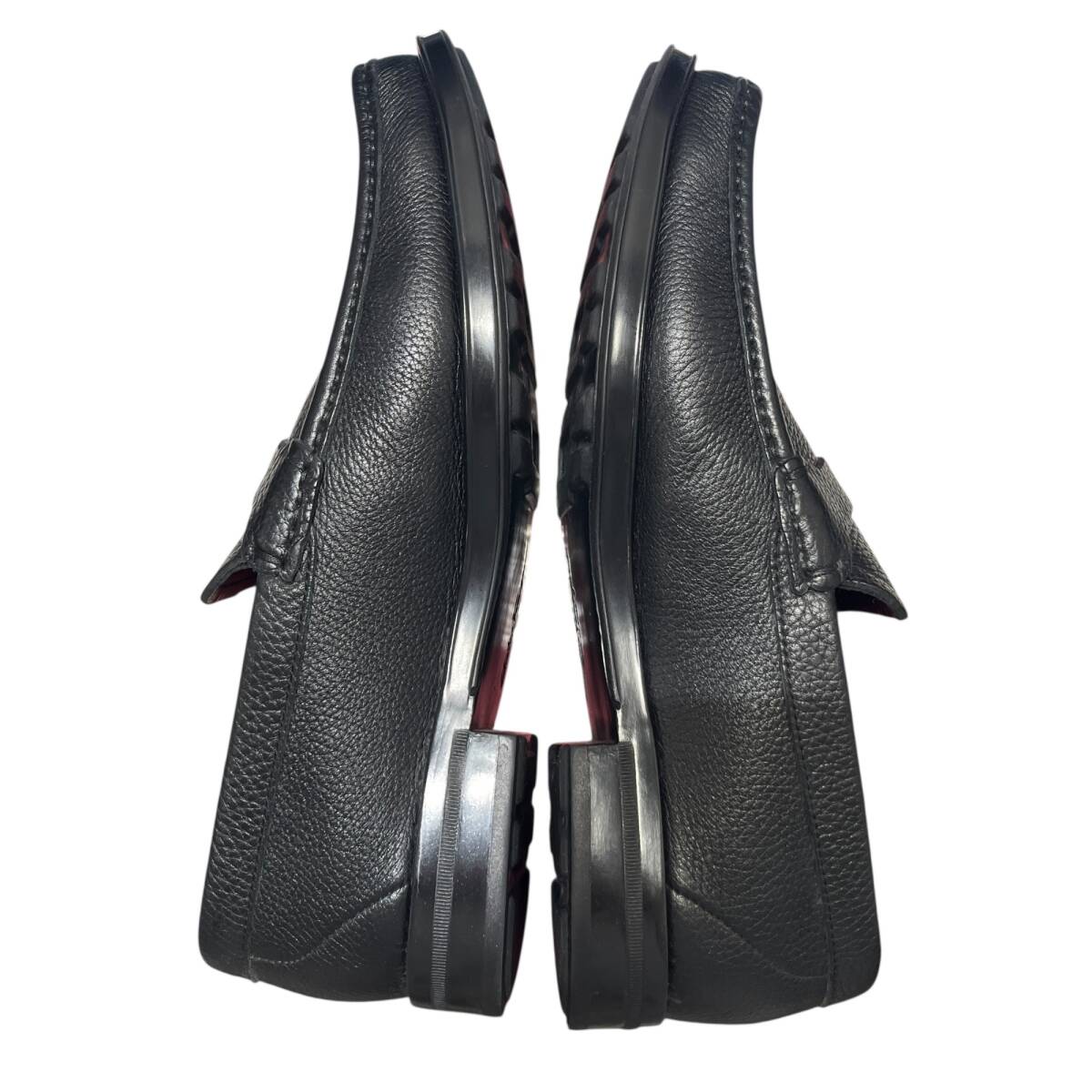 ■中古品■サルヴァトーレフェラガモ Salvatore Ferragamo ガンチーニ レザー ローファー革靴 414688 EE 7 1/2 靴 シューズ ZAH5527ZD_画像4