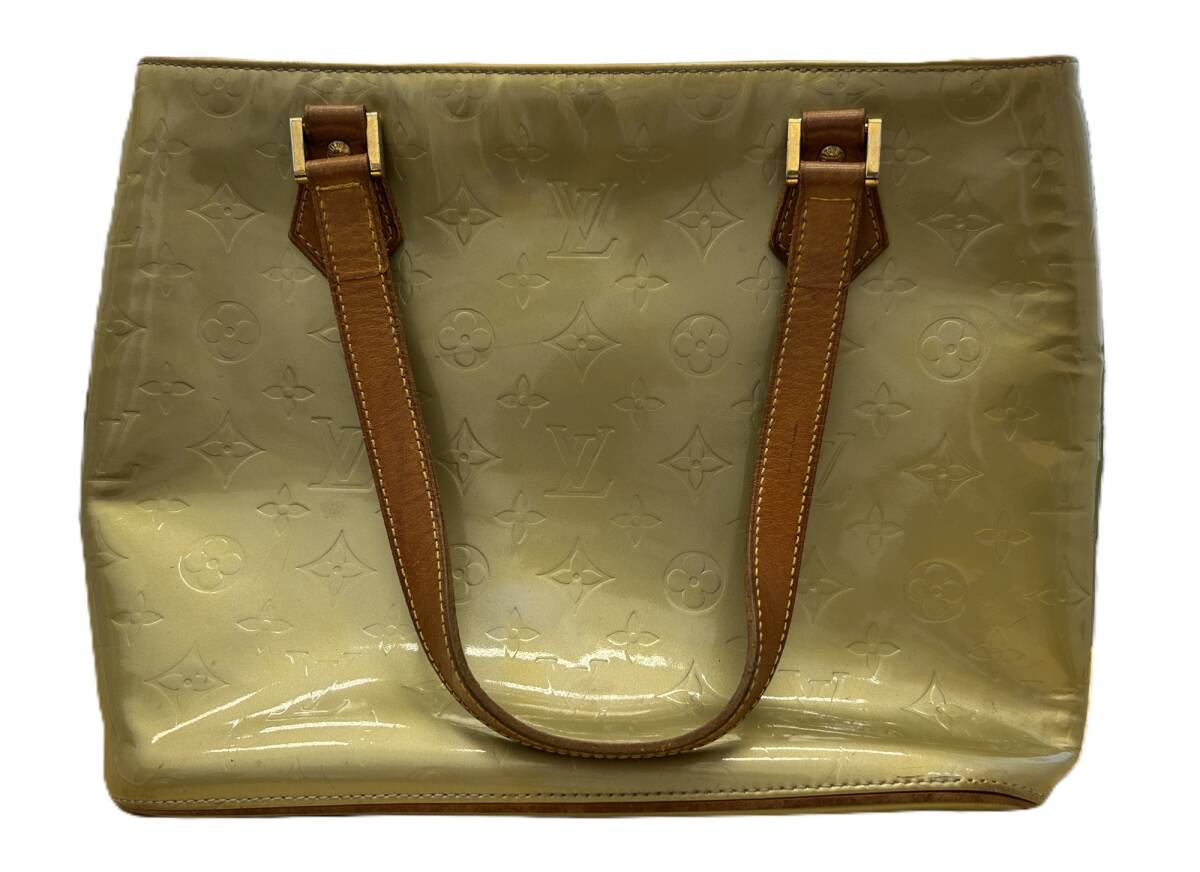 【LOUIS VUITTON】ルイヴィトン M91303 モノグラム ヴェルニ ヒューストン ハンドバッグ カーフ(FTG662)