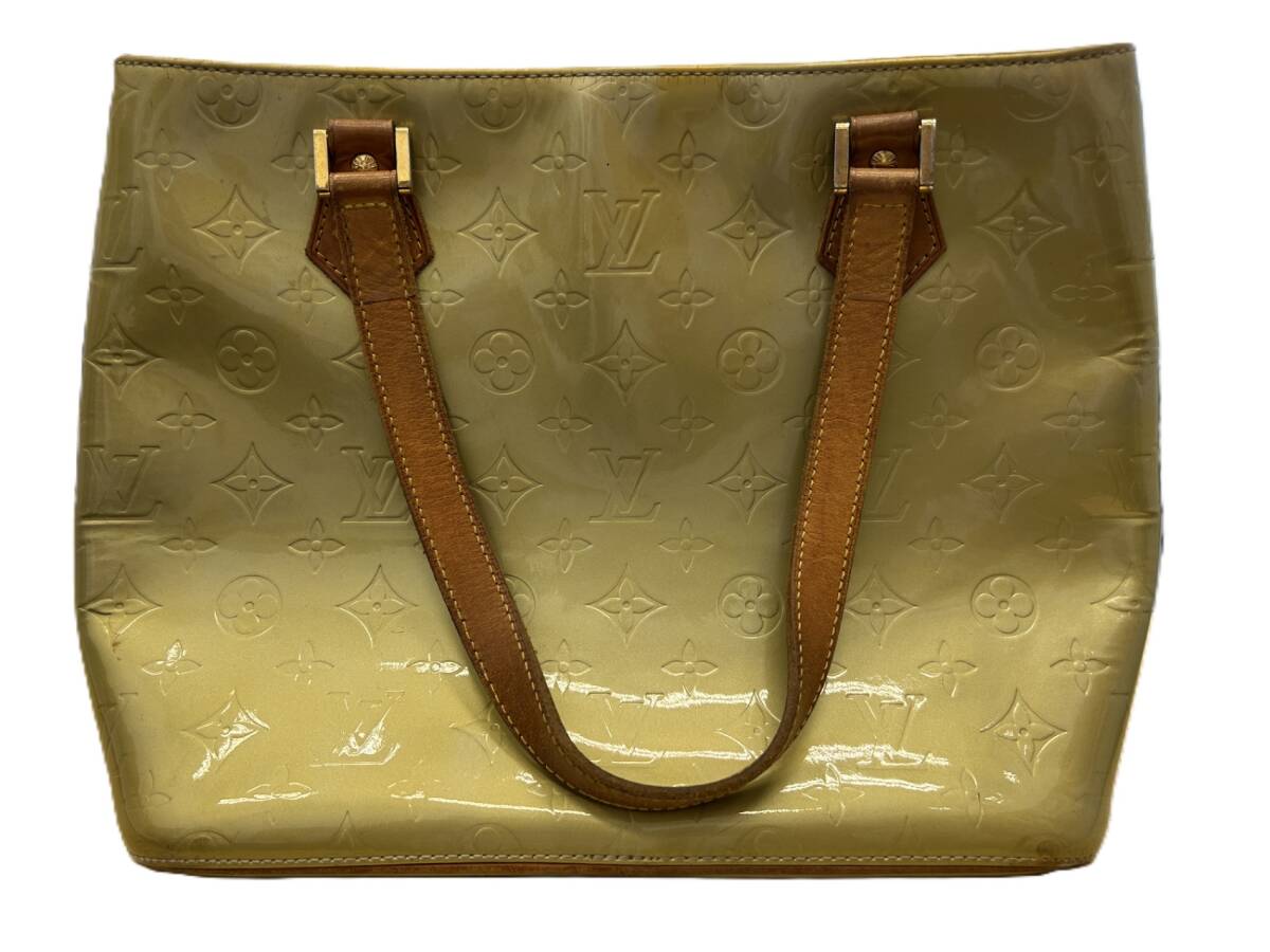 【LOUIS VUITTON】ルイヴィトン M91303 モノグラム ヴェルニ ヒューストン ハンドバッグ カーフ(FTG662)