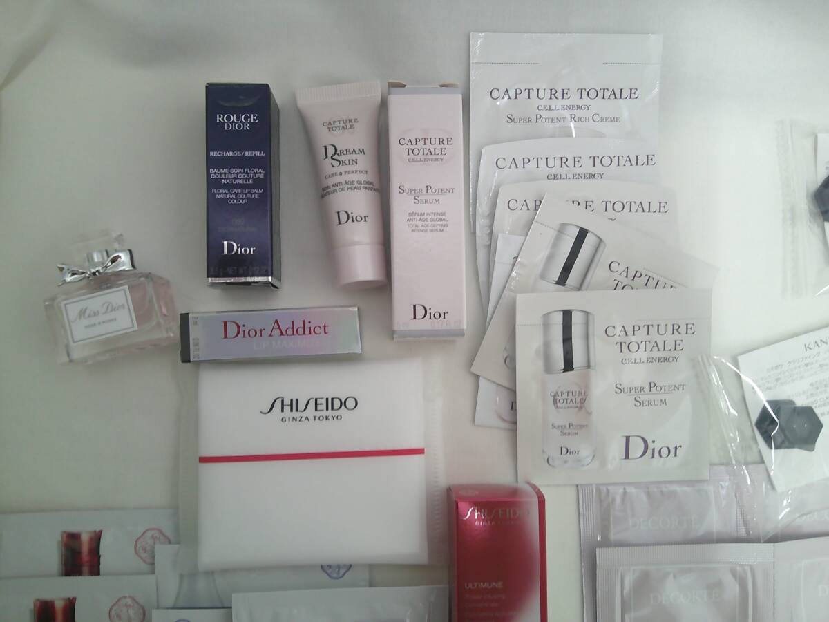 ☆大量セット☆ 化粧品 コスメ 試供品 まとめ サンプル デパコス 基礎化粧品 / アルビオン・Dior・DECORTE・資生堂・POLA KNK10-356H_画像2