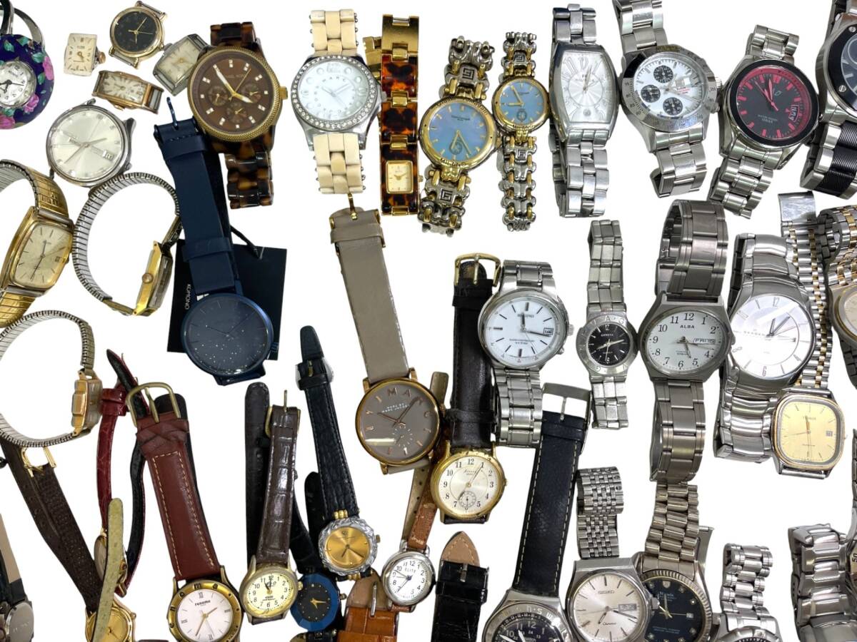 ☆ジャンク☆腕時計 懐中時計 スマートウォッチ 131点 まとめ売り 動作未確認 セイコー/カシオ/シチズン/オメガ 他（SMR10715）の画像2