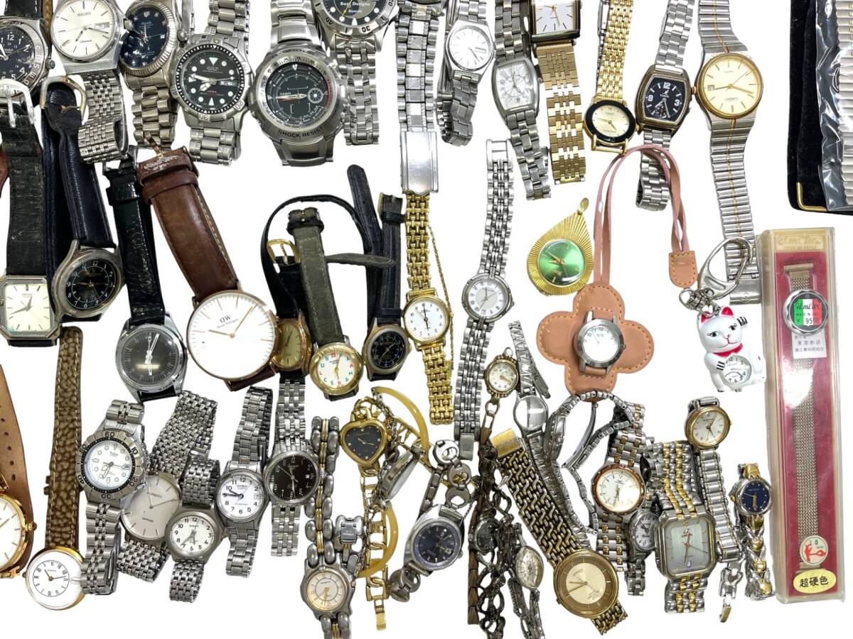 ☆ジャンク☆腕時計 懐中時計 スマートウォッチ 131点 まとめ売り 動作未確認 セイコー/カシオ/シチズン/オメガ 他（SMR10715）の画像4