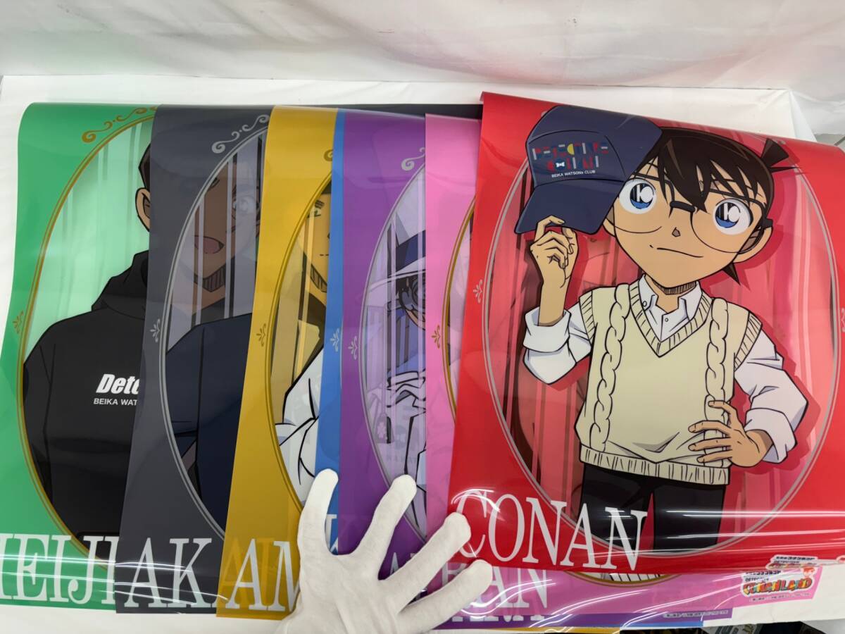 【中古品】名探偵コナン セット フィギュア アートボード ポスター セット 江戸川コナン/毛利小五郎 ラストラッキー賞 SMT3066Yの画像5
