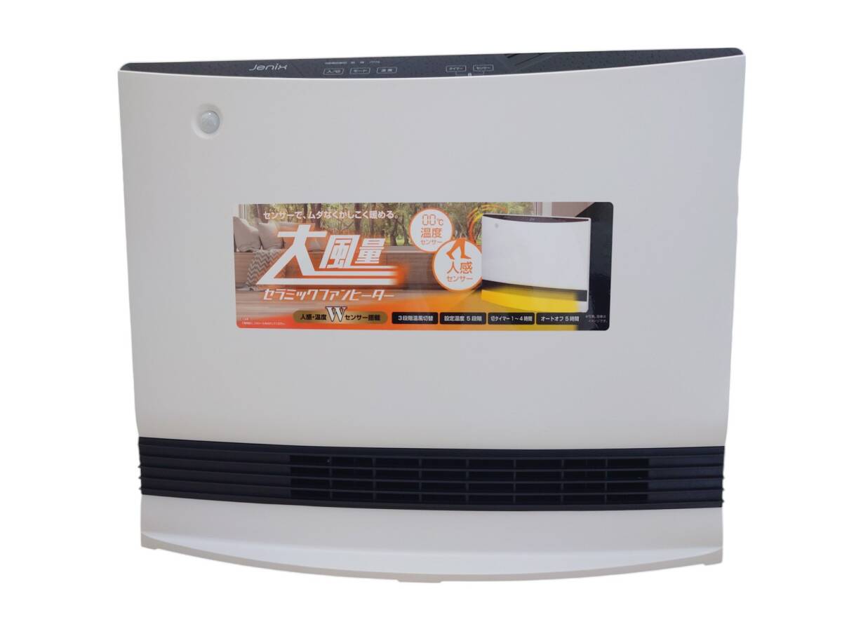 [ б/у прекрасный товар ]Jenix panel type W сенсор имеется керамика тепловентилятор JX-PCFH123HT 24 год производства гора .STS838