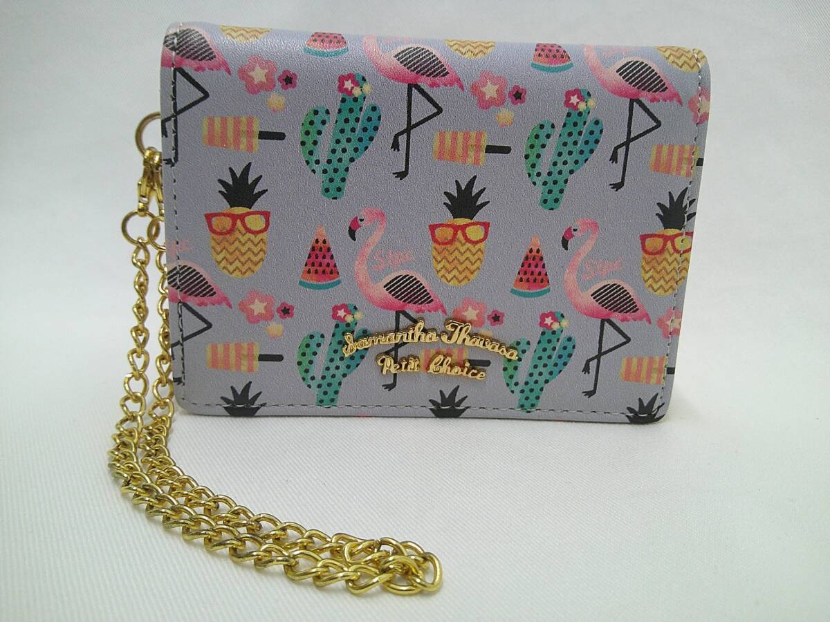 ☆新品未使用☆ サマンサタバサ Samantha Thavasa Petit Choice パスケース 定期入れ カード入れ メキシカン柄 箱付き KNK10-772H_画像2