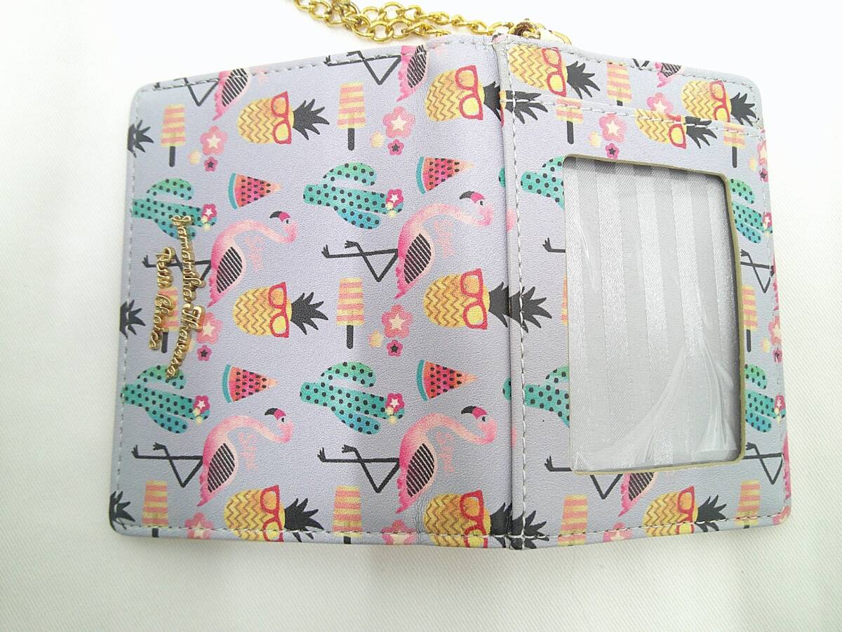 ☆新品未使用☆ サマンサタバサ Samantha Thavasa Petit Choice パスケース 定期入れ カード入れ メキシカン柄 箱付き KNK10-772H_画像5