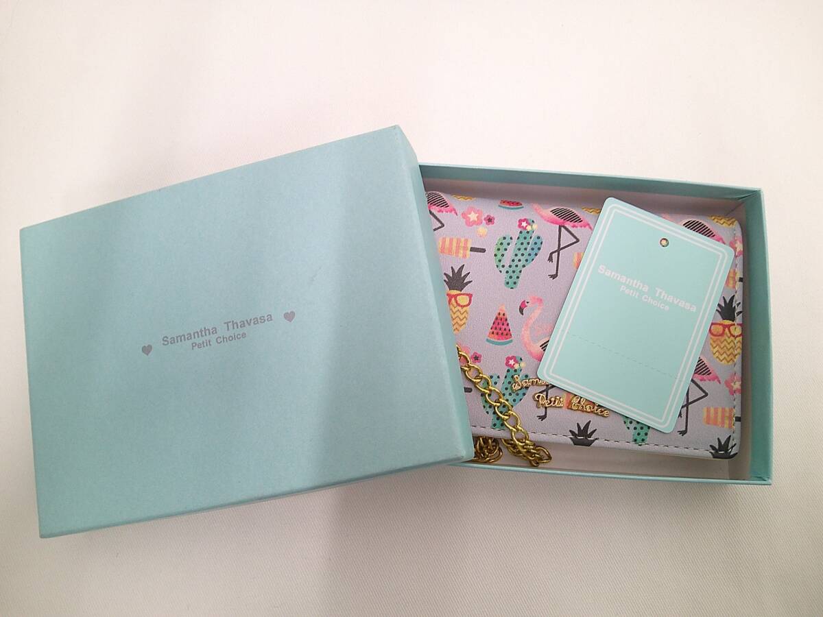 ☆新品未使用☆ サマンサタバサ Samantha Thavasa Petit Choice パスケース 定期入れ カード入れ メキシカン柄 箱付き KNK10-772H_画像8