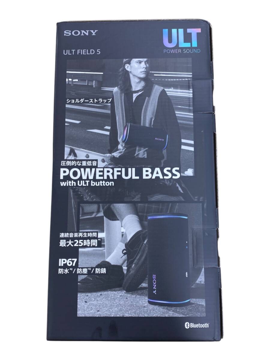 SONY ULT FIELD 5 SRS-ULT50 BZ ソニー Bluetooth ワイヤレススピーカー ブラック 未使用 SKH6869_画像3