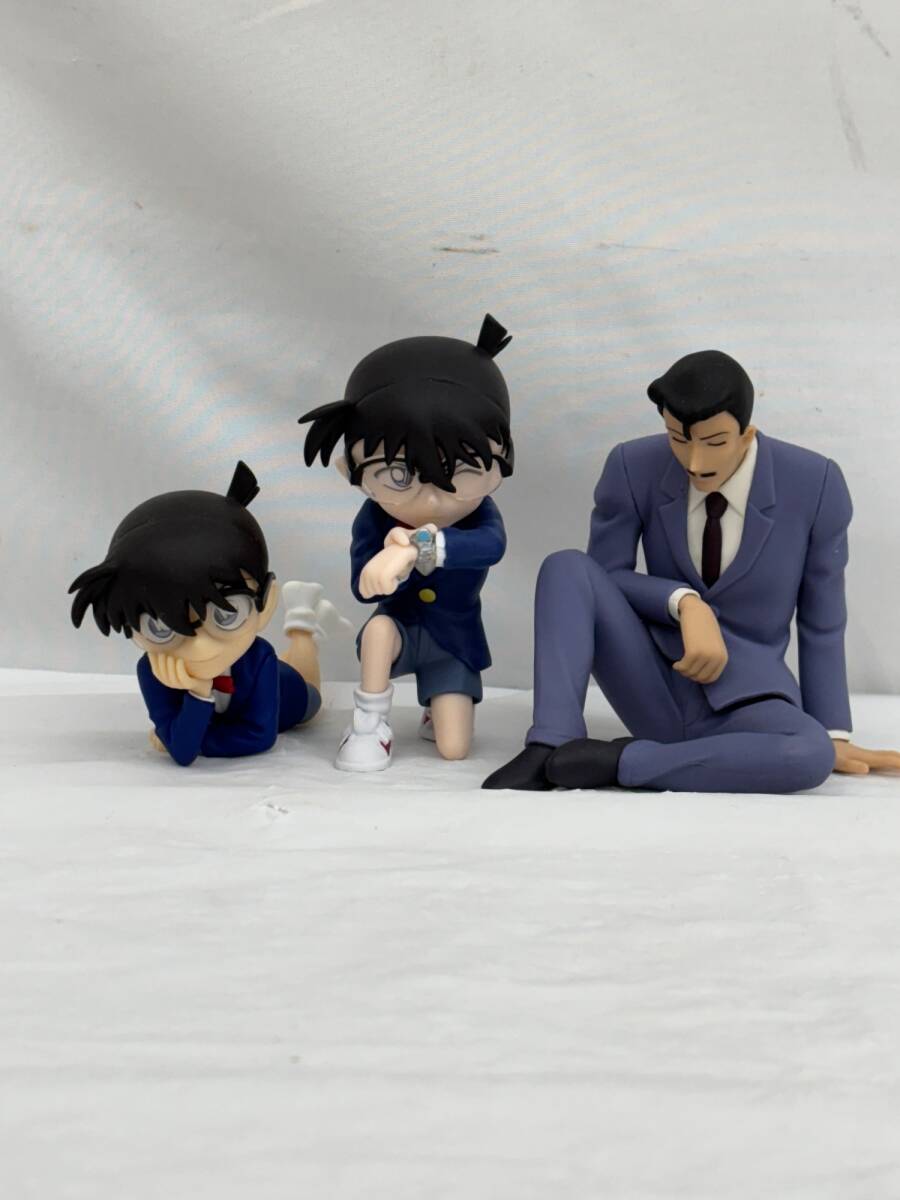 【中古品】名探偵コナン セット フィギュア アートボード ポスター セット 江戸川コナン/毛利小五郎 ラストラッキー賞 SMT3066Yの画像3