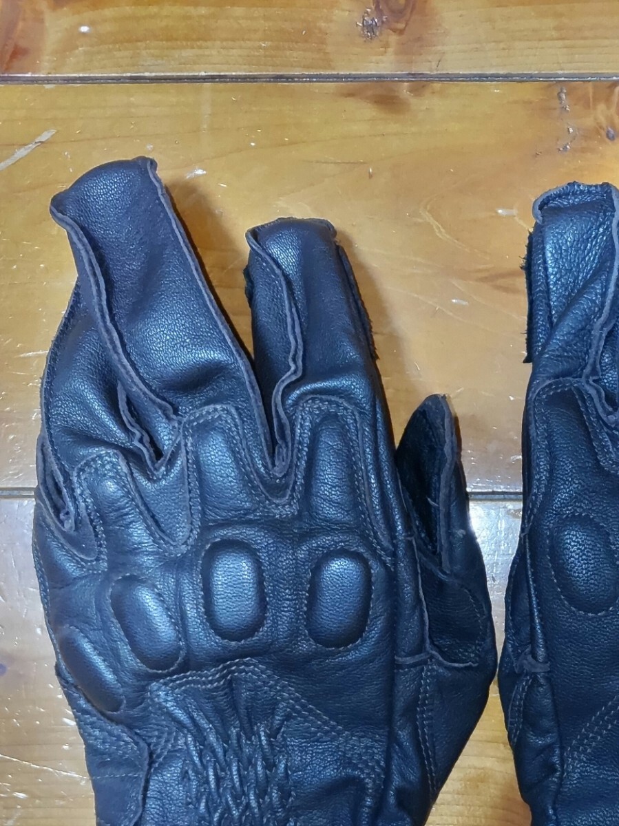 ★中古品★ クシタニ K-5315 ロングカットグローブ XLサイズ　ダークブラウン　☆定価\12,650円☆_画像4