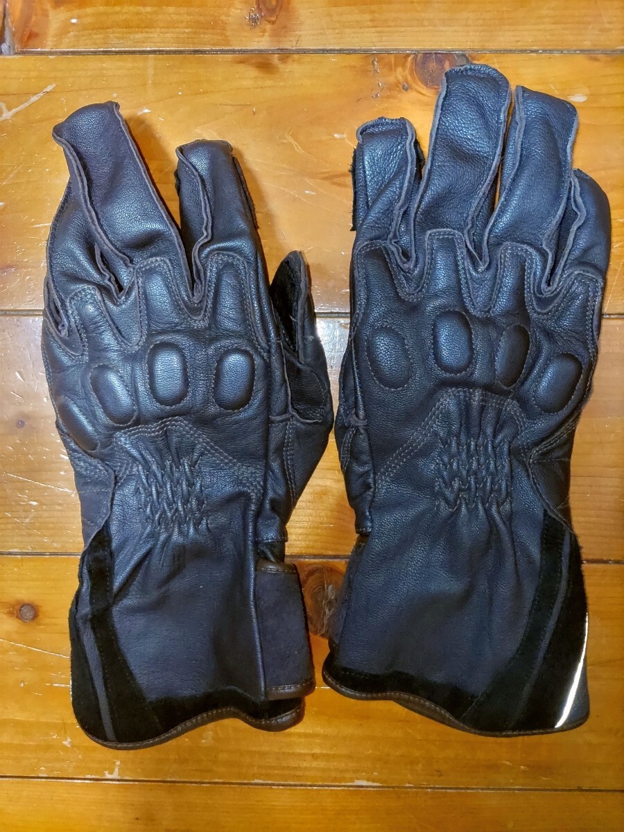 ★中古品★ クシタニ K-5315 ロングカットグローブ XLサイズ　ダークブラウン　☆定価\12,650円☆_画像2