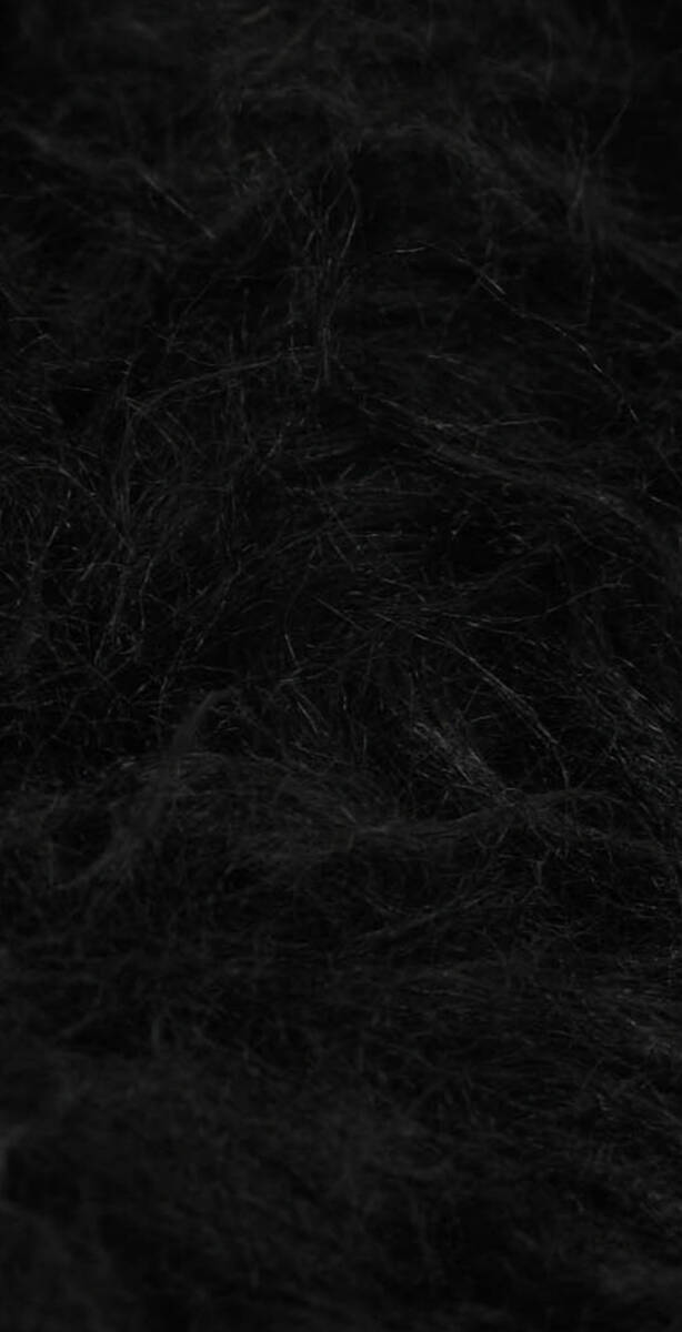 ラッドミュージシャン　：LOOP YARN SHAGGY KNIT CAP　猫耳　ニットキャップ　ブラック_画像3