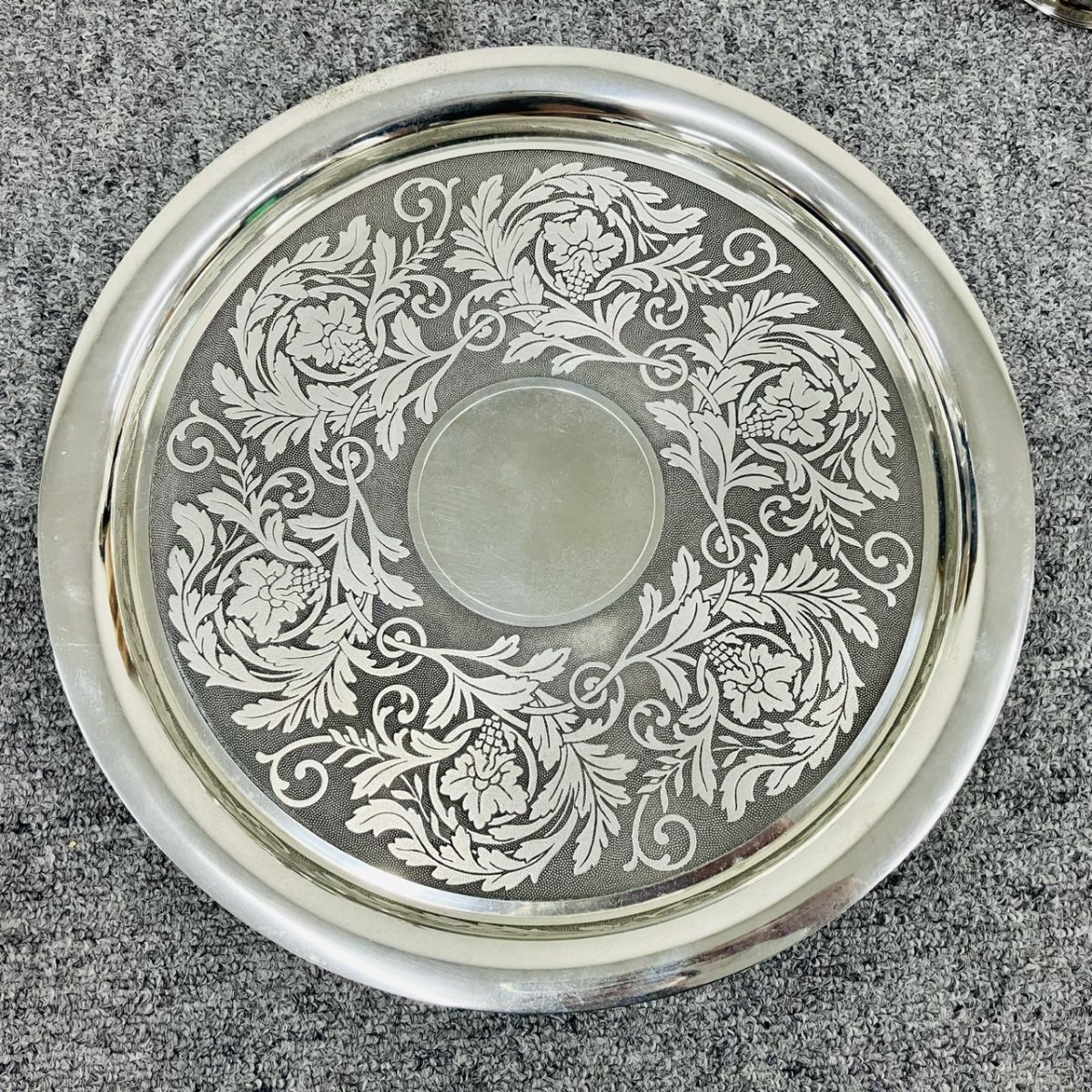 S145-Z22-547 Selangor Pewter SINCE 1885 セランゴール ピューター ティーセット ティーポット/ミルクポット/シュガーポット/トレー SA_画像8