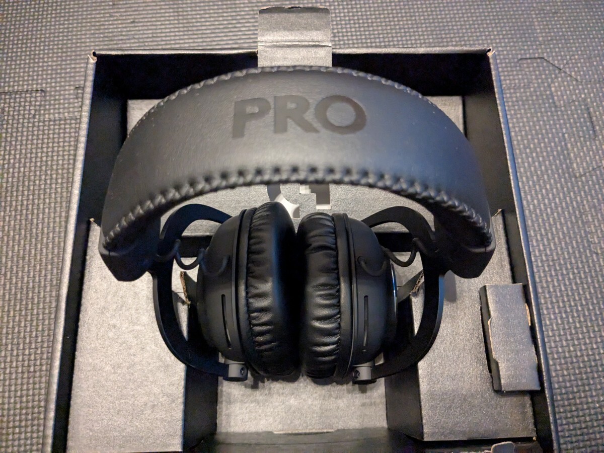 0710u1632 Logicool G PRO X ゲーミングヘッドセット Dolby 7.1ch サラウンドサウンド 3.5mm 有線 マイク付 ブラック G-PHS-003_画像5