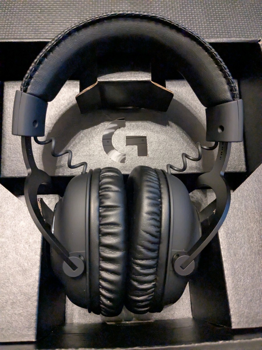 0710u1632 Logicool G PRO X ゲーミングヘッドセット Dolby 7.1ch サラウンドサウンド 3.5mm 有線 マイク付 ブラック G-PHS-003_画像2