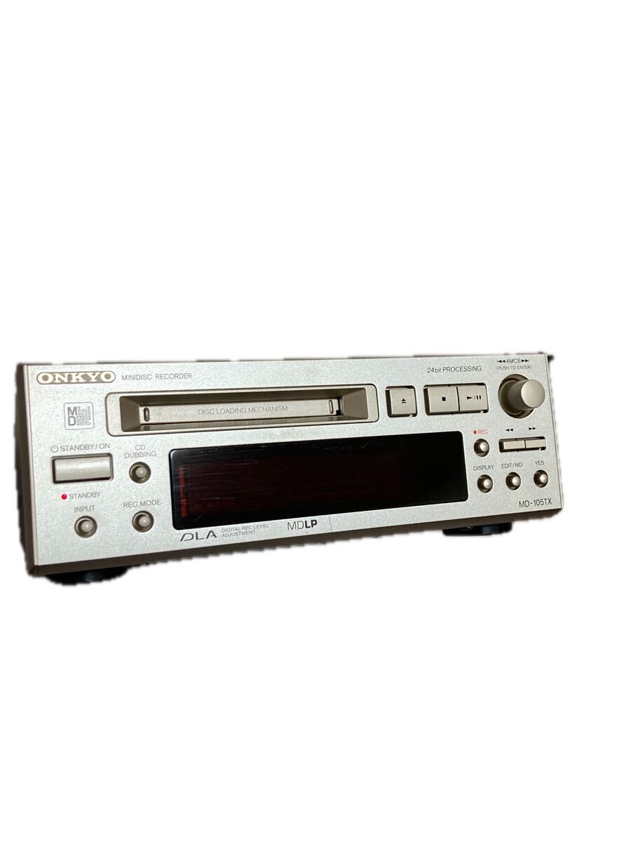 ONKYO オンキョー MDデッキ MD-105TX ジャンク Yahoo!オークション - ONKYO MDレコーダー MD-105TX ジャンク MD