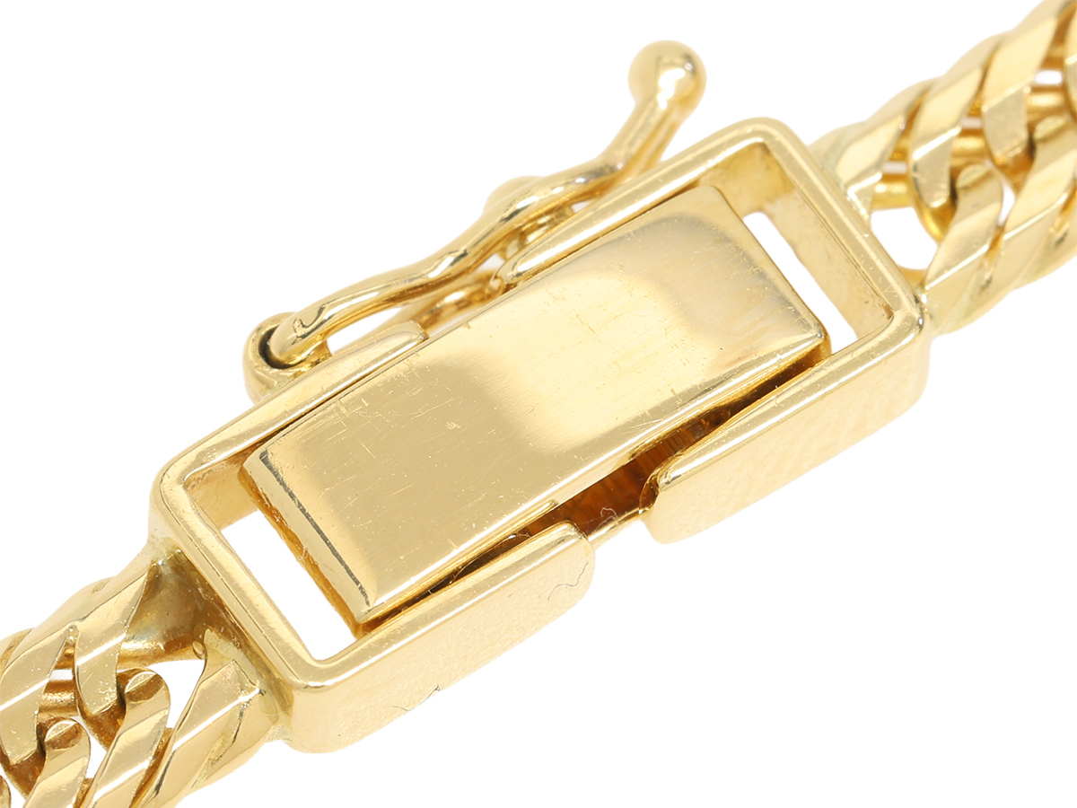 【送料無料】18金 喜平 ネックレス 12面 トリプル 25.76g 50.5cm ◆ K18 20g 30g くらいお探しの方いかがでしょうか。 金 地金 (中古)_画像4