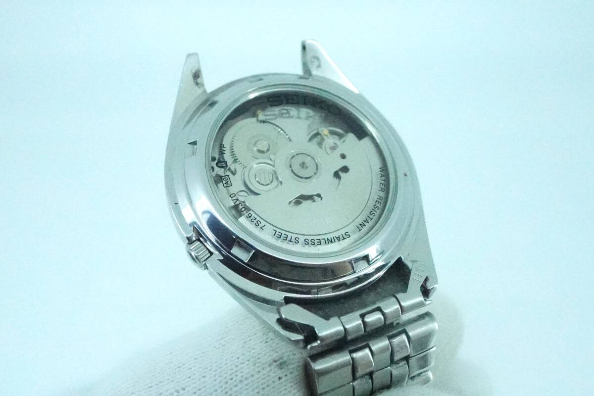  SEIKO セイコー5 AUTOMATIC 21JEWELS 腕時計 メンズ 自動巻き_画像3