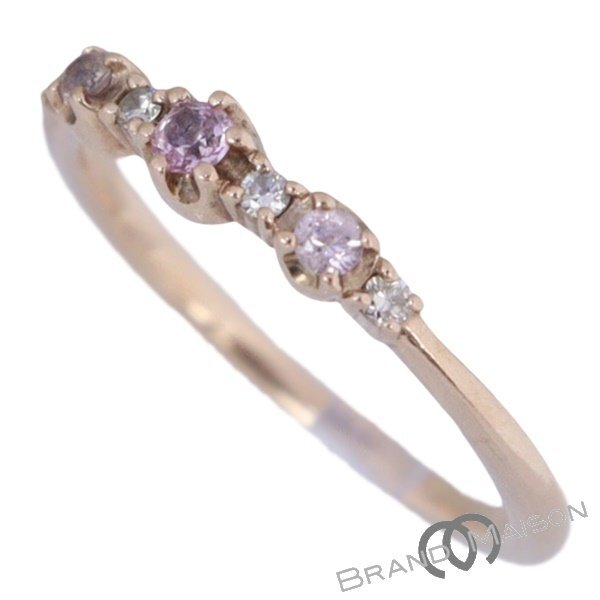 Aランク【4℃】デザインリング/K10PG/4号/1.1g/指輪/ヨンドシー/レディース/アクセサリー_画像1
