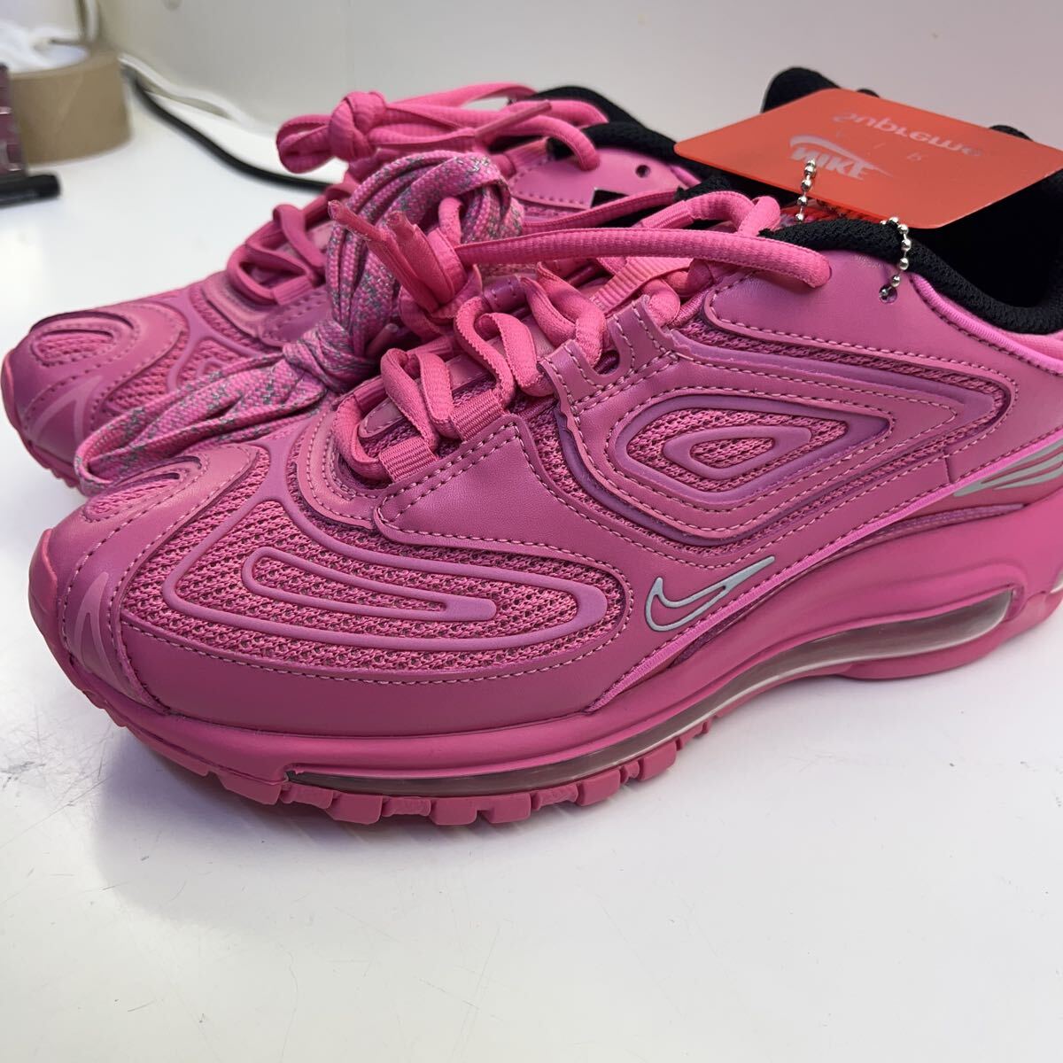 新品未使用 Supreme × NIKE Air Max 98 TL SP Pink 24cm シュプリーム ナイキ エアマックス ピンク 112 24cm_画像2