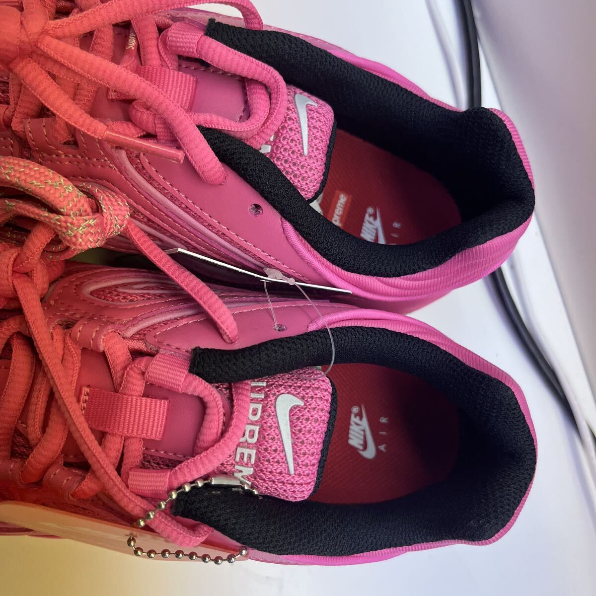 新品未使用 Supreme × NIKE Air Max 98 TL SP Pink 24cm シュプリーム ナイキ エアマックス ピンク 112 24cm_画像3