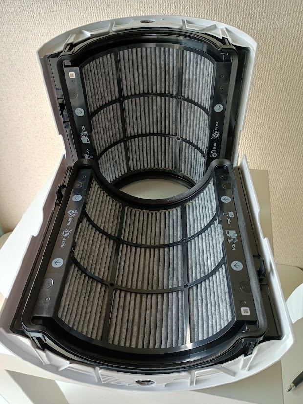 Dyson ダイソン HP10WW 空気清浄ファンヒーター リモコン付 中古 ホット&クール ホワイト_画像3