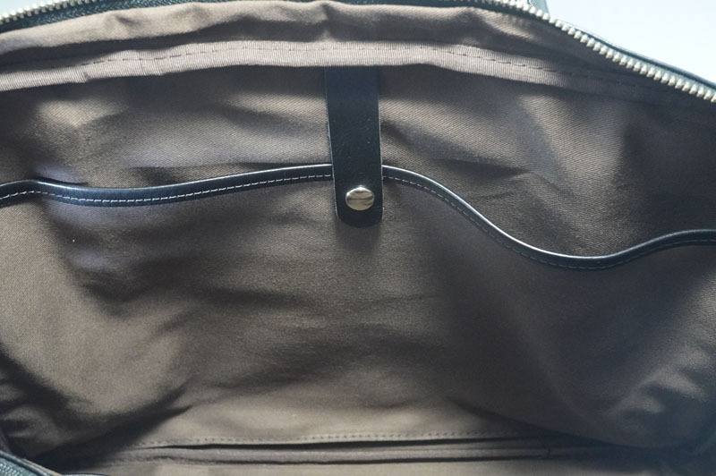 【K310】DEUX MONCX/デュモンクス ビジネスバッグ 紳士鞄 牛革 日本製 ブラック 無地  _画像7