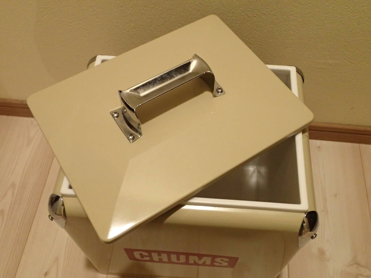 チャムス CHUMS チャムススチールクーラーボックス CH62-1803　12L / ベージュ_画像5