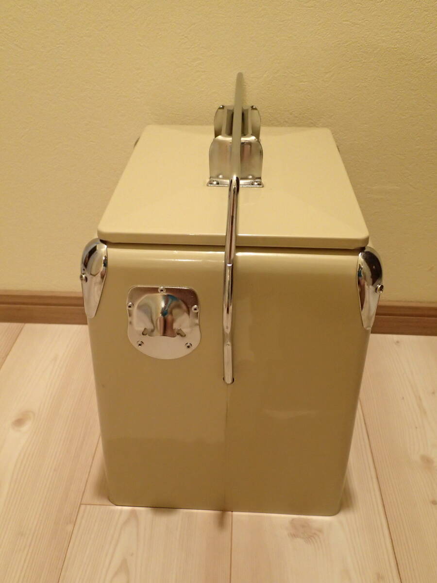 チャムス CHUMS チャムススチールクーラーボックス CH62-1803　12L / ベージュ_画像2