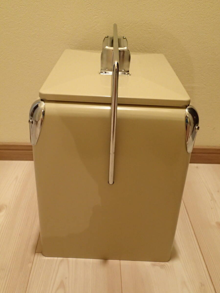 チャムス CHUMS チャムススチールクーラーボックス CH62-1803　12L / ベージュ_画像4