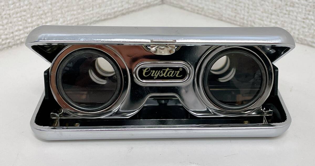  【双眼鏡・オペラグラスまとめて★】Nikon 3倍/グリーン/Crystar Lens/Sport Glass/レトロ/現状品/A710-229_画像4