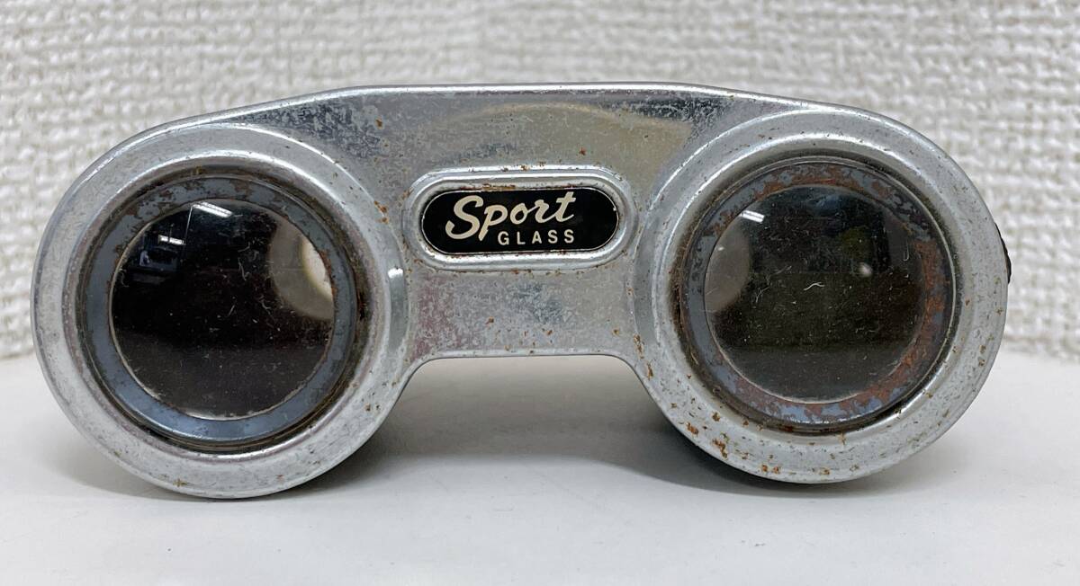  【双眼鏡・オペラグラスまとめて★】Nikon 3倍/グリーン/Crystar Lens/Sport Glass/レトロ/現状品/A710-229_画像6