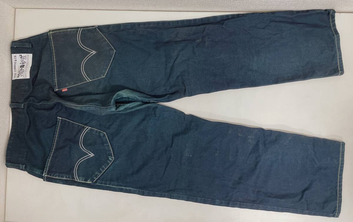 ☆【日本製 リーバイス ストレートジーンズ W32 股下 約75㎝】メンズファッション /デニム パンツ /A79-492_画像3
