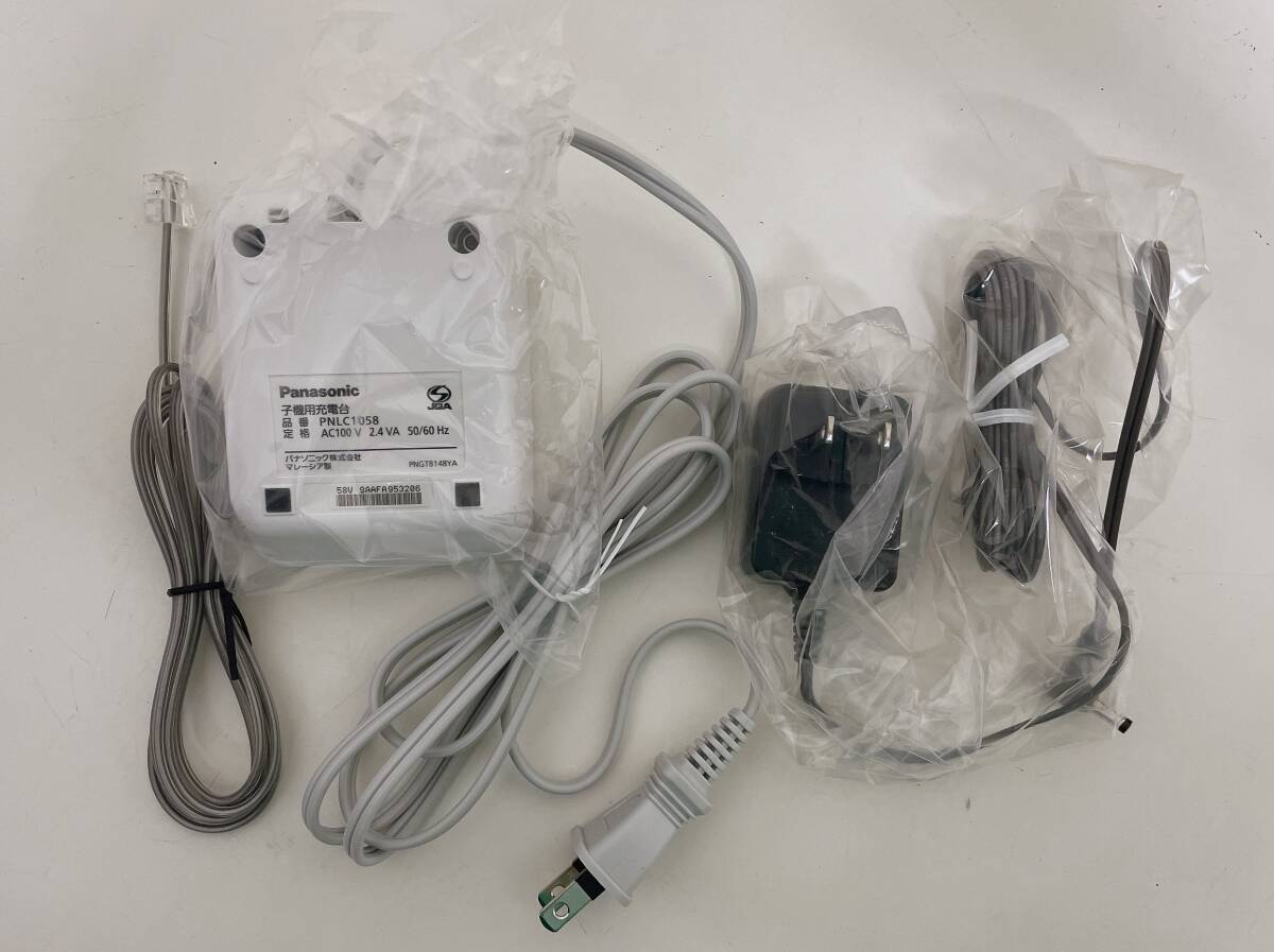 【Panasonicパナソニック デジタルコードレス電話機 VE-GZ21DL】子機1台付/ホワイト/取説付/A710-140_画像3