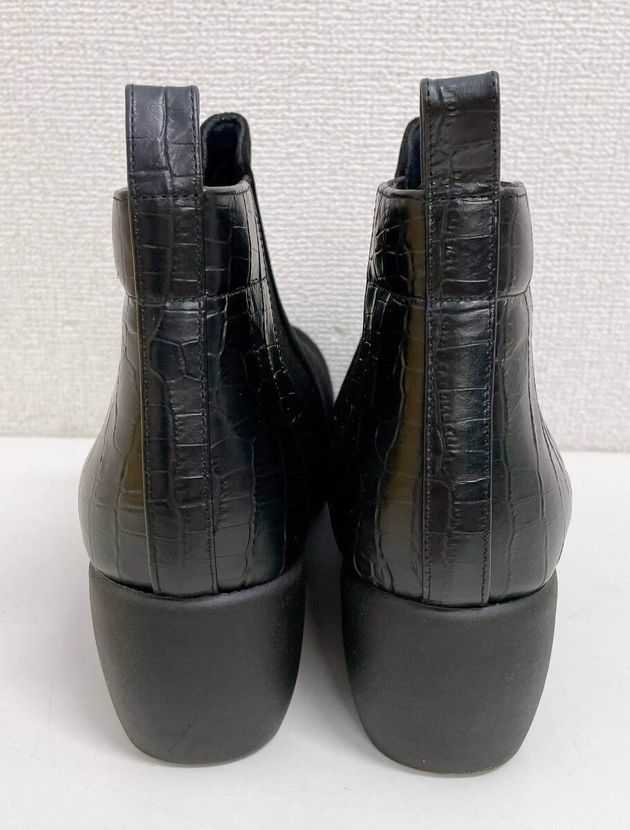 【HILLS AVENUE ヒルズアベニューショートブーツ★】ブラック/黒/サイズ 24.5cm/外箱付/秋冬/レディース/靴/A79-341_画像3