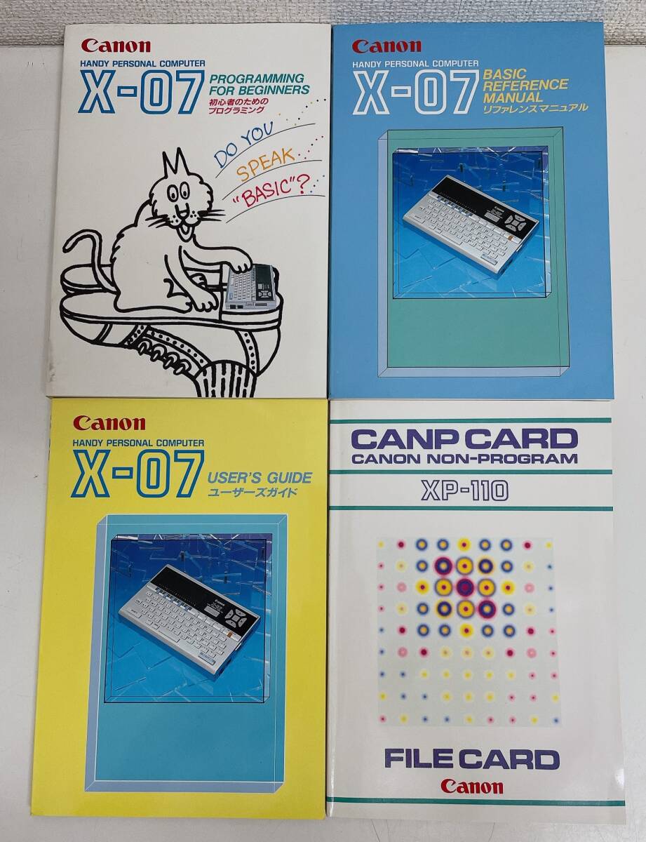 ☆【Canon◆キャノン ハンドヘルドコンピュータ X-07】ミニパソコン /ポケコン /携帯端末 /ハンディパソコン /A79-429_画像7