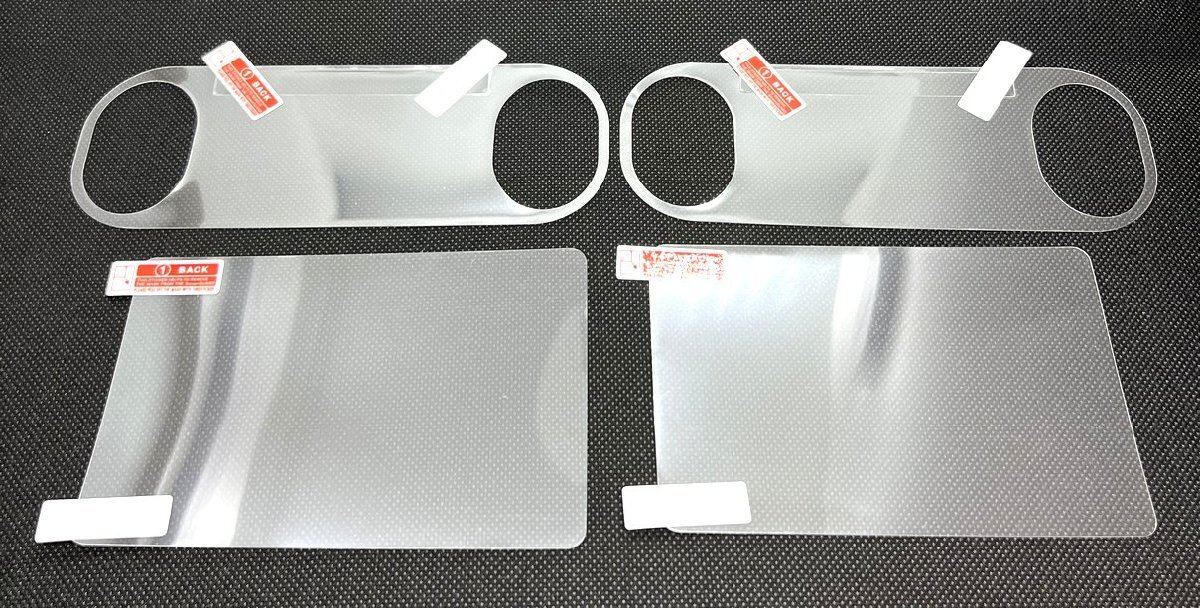 PS Vita 2000用 画面保護フィルム裏表セット (2組)_画像2