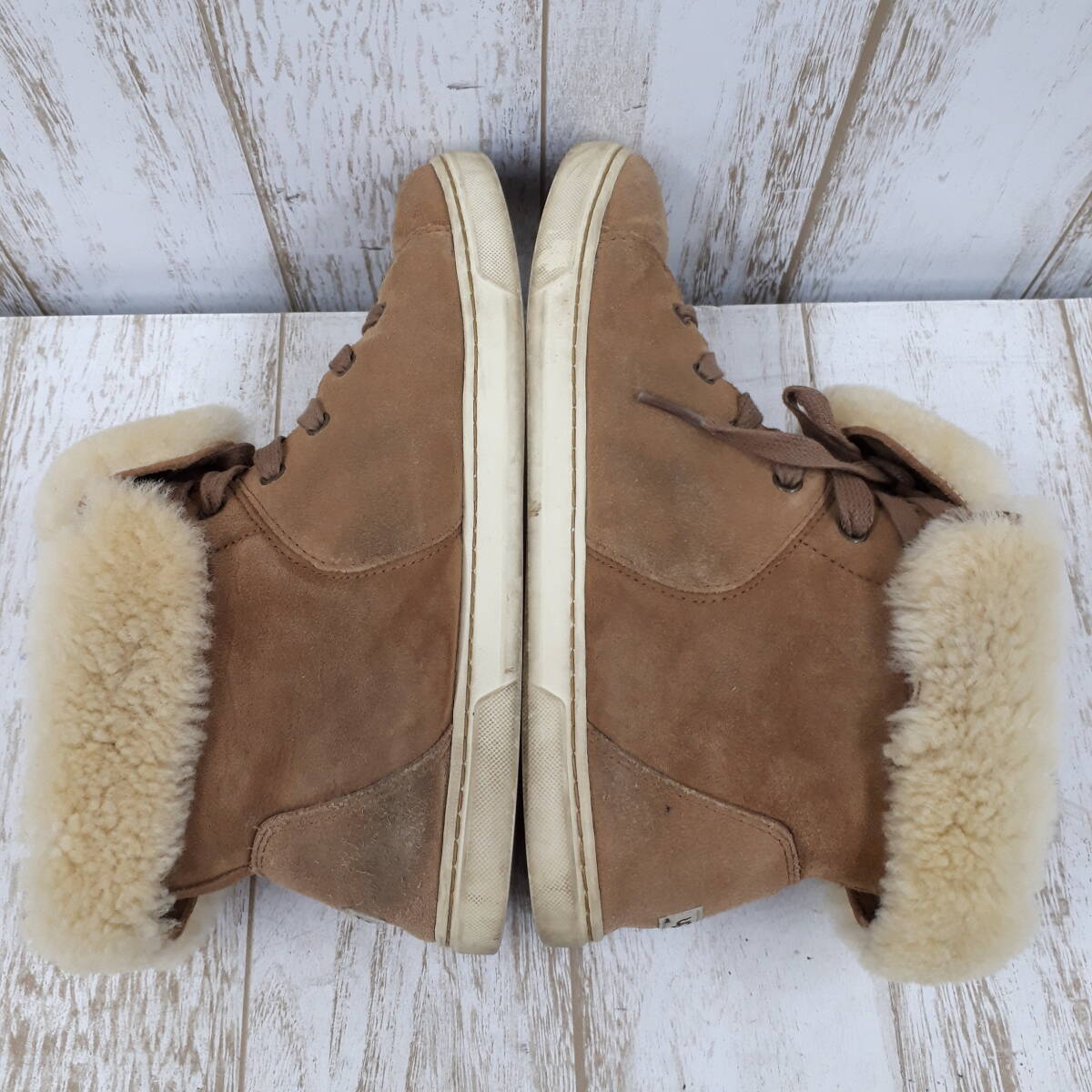 靴866-194♪【80】UGG アグ ボアスニーカー 25㎝ 1016956_画像6