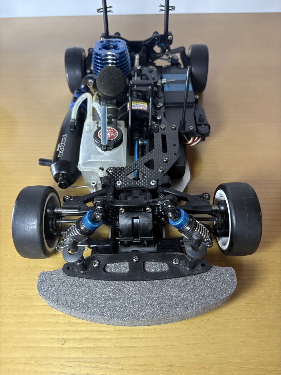 タミヤ TG10-mk2 プロポ付き FS-12Fエンジン 2スピード アルミダンパー エンジンカー エンジンラジコン アルピーヌ A110 TT-02_画像3