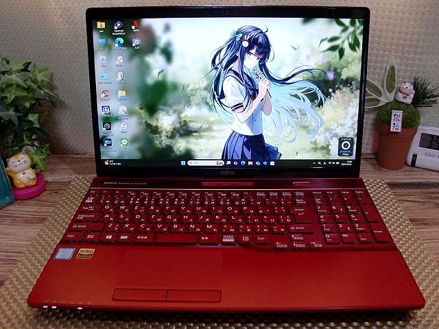 Windows11Pro最新25H2Ver. Office2021 新品高速SSD512GB 第8世代Core i7-8550U【LIFEBOOK AH53/B3】8G/Wi-Fi/HDMI/ブルーレイ/WebCamUSB3.1