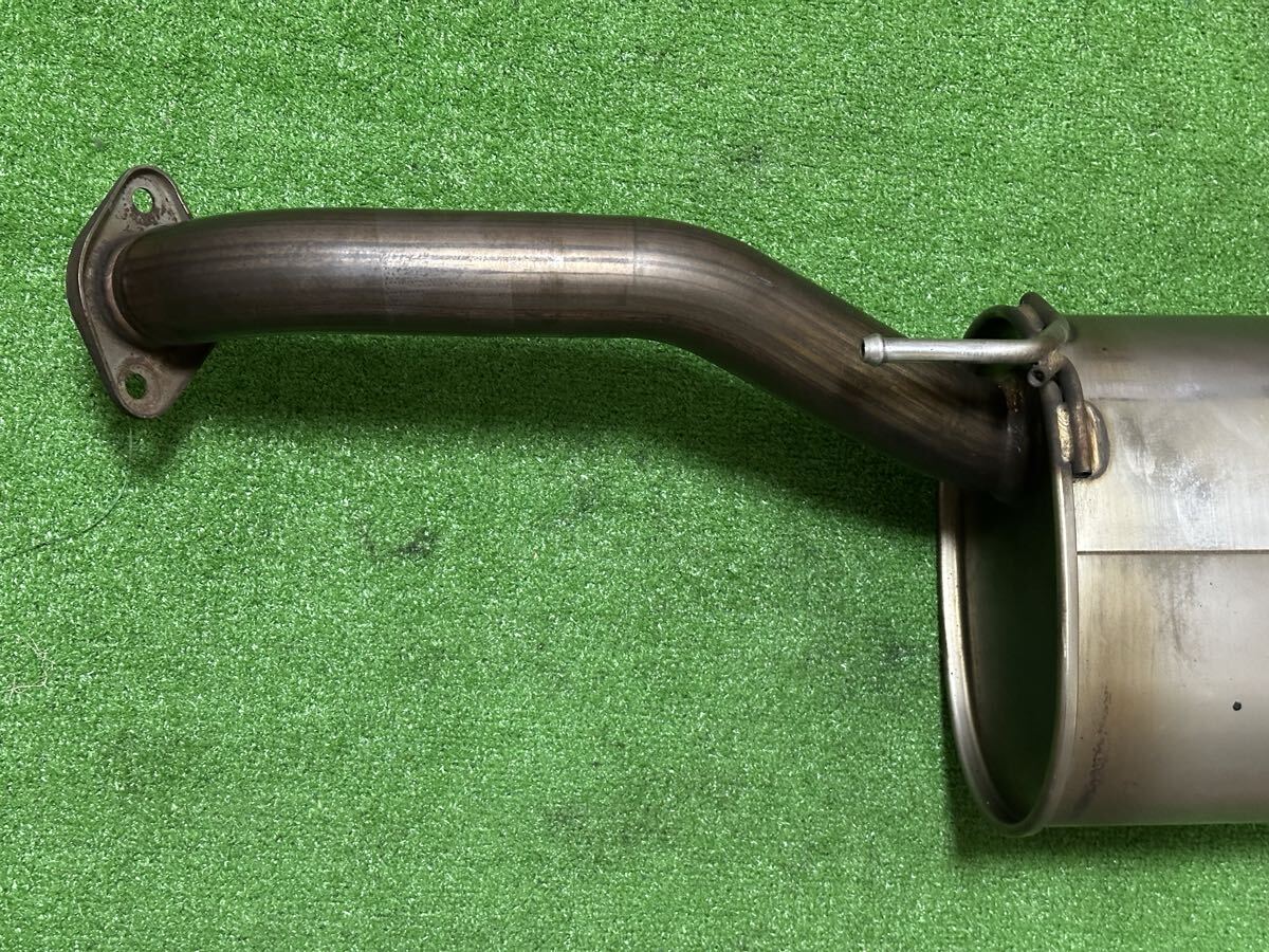 日産 ノート E11 リア FUJITSUBO Wagolis ステンレス フラットオーバルテールマフラー JASMA認定 03S06793。_画像3