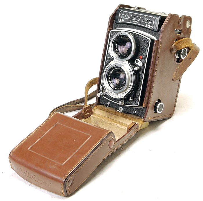 ローライコード Ⅴ（Ⅲ、Ⅳ）用 純正革ケース　（12）_画像6