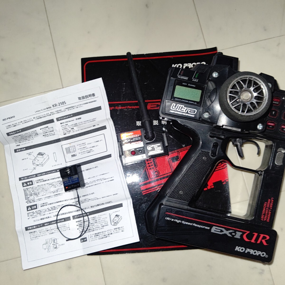 KO プロポ EX-1 ULTRA 受信機KR210S 使用感無し 新同品RF-901S付き_画像1