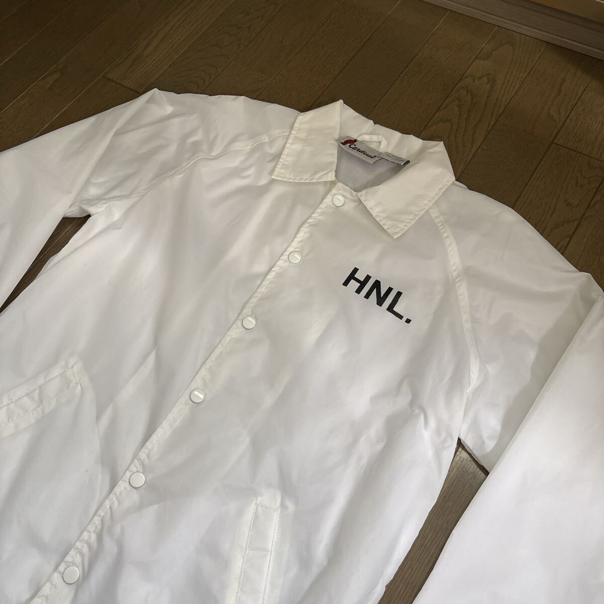 必見☆ハワイCardinal HNLホノルル コーチジャケット ホワイト/maikai souvenir store Hawaii _画像4
