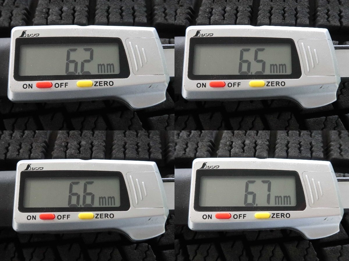 カローラクロス アルファード C-HR 等に 4本 社外 16インチ 6.5J +38 5H PCD114.3 スタッドレス ブリヂストン ブリザック VRX2 215/65R16_画像8