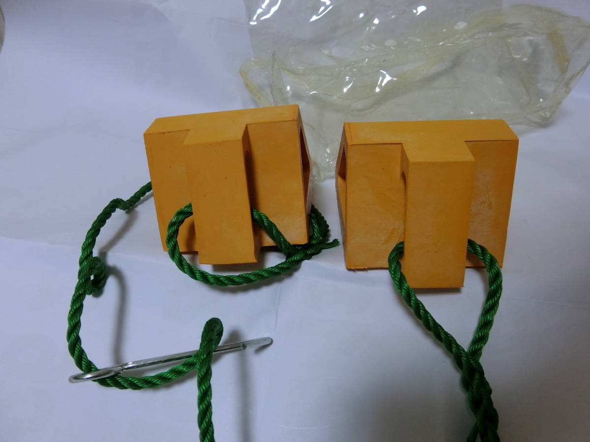 北海道・九州・沖縄県以外は宅急便送料無料!【新品・未使用・自宅保管品】HHH スリーエッチ タイヤストッパー S型セット 乗用車用  _画像9