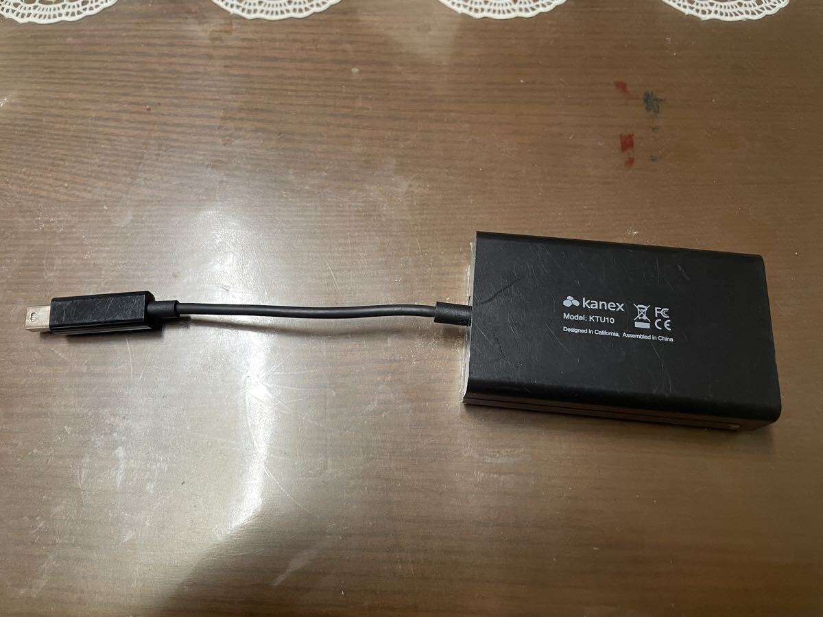 Kanex Thunderbolt - eSATA + USB 3.0 ポート アダプター KTU10中古品_画像1