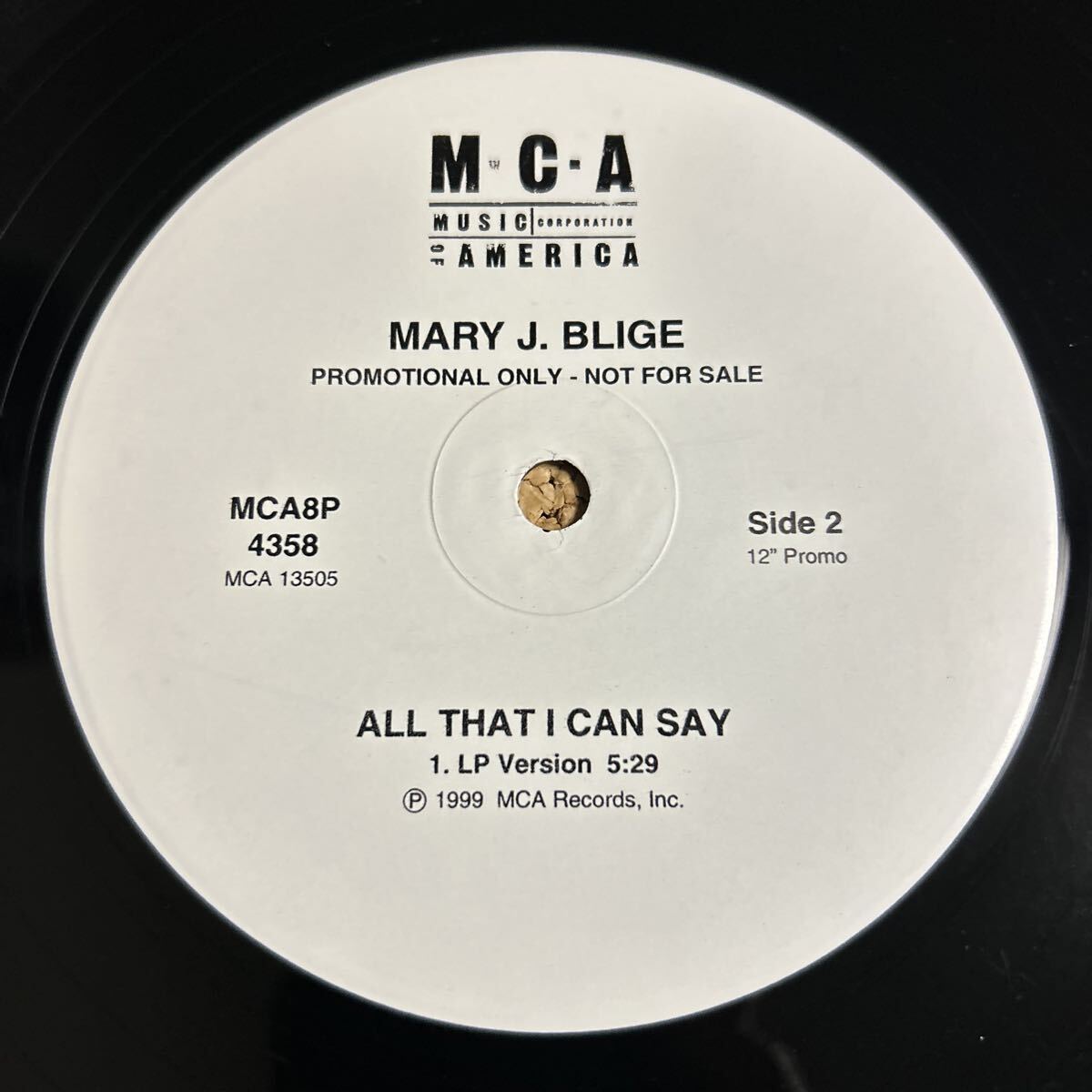 MARY J. BLIGE / ALL THAT I CAN SAY / LP レコード_画像4